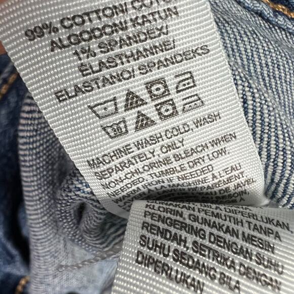 Women's Lucky Brand Tomboy Trucker Light Blue Denim Jean Jacket - Size S - Picture 3 of 8